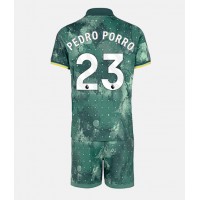 Koszulka piłkarska Tottenham Hotspur Pedro Porro #23 Strój Trzeci dla dzieci 2024-25 tanio Krótki Rękaw (+ Krótkie spodenki)